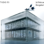 Exterior of the two-storey Nothing flagship store in Bengaluru featuring a transparent glass design.