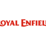 The official Royal Enfield wordmark logo in signature red serif typography against a plain white background.