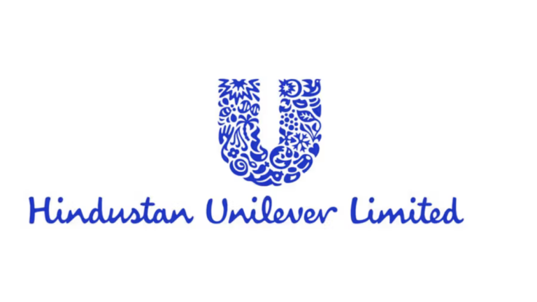 The official blue Hindustan Unilever Limited (HUL) logo, featuring an intricate "U" design composed of various icons representing the company's diverse sectors.