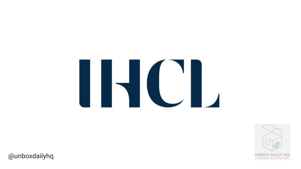 The IHCL (Indian Hotels Company Limited) logo in deep blue, representing the parent company of Taj Hotels and Residences.
