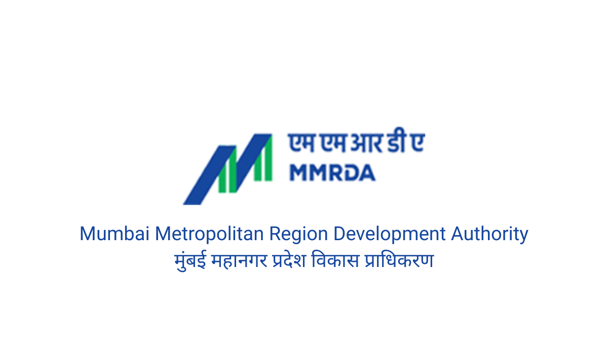 Official logo of the Mumbai Metropolitan Region Development Authority (MMRDA) featuring a stylized blue and green 'M' icon with English and Marathi text.