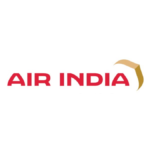 Official Air India logo with the "Vista" gold window frame design, representing the airline's global expansion and 2026 flight services.