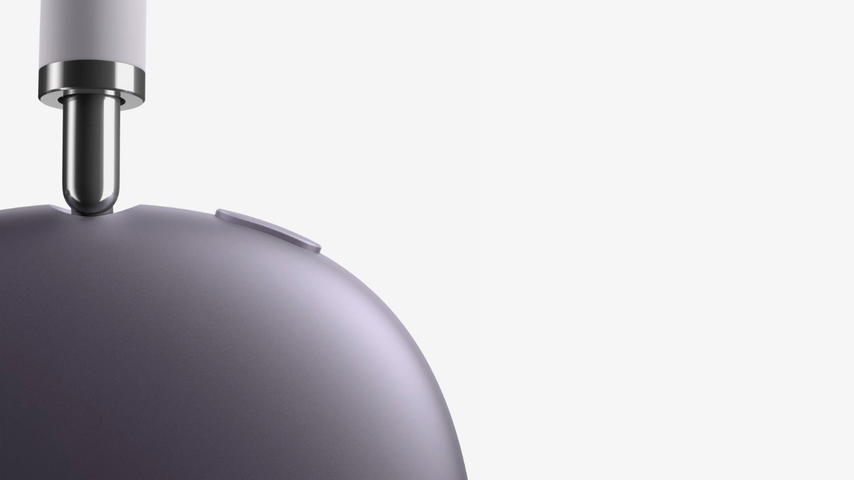 Apple AirPods Max 2 Launched: H2 Chip, Live Translation, and Pro-Creator Tools Arrive in India 3 A macro close-up of the Purple AirPods Max 2 showing the precision-engineered hinge and aluminum earcup finish.