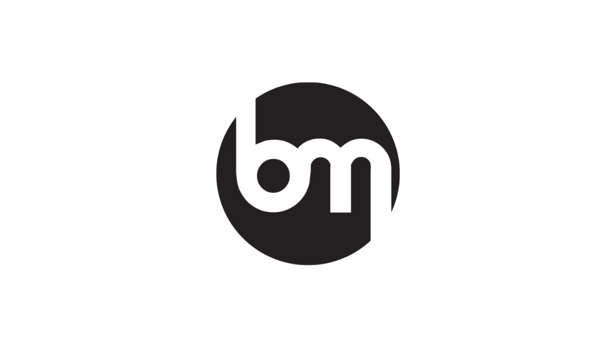 Sneakrz Hits 9-Store Milestone: Brandman Retail Expands Street Culture Footprint in Delhi 2 The circular black and white "bm" corporate logo for Brandman Retail Limited, a key player in India's lifestyle and footwear retail sector.
