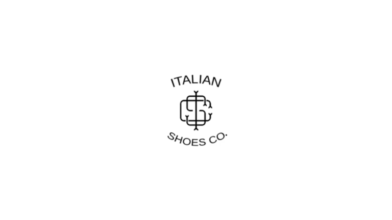 The Italian Shoes Co. South Extension II: New Delhi’s New Luxury Footwear Hub 4 Minimalist black and white logo for Italian Shoes Co. featuring interlocking "ISC" initials in a sophisticated monogram.