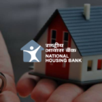 National Housing Bank (NHB) logo displayed over hands holding a small house model and keys, representing the digital Gruh Sugam portal for streamlined home loans for government and defense employees.