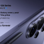 Samsung Galaxy S26 Series promotional graphic for the Galaxy Forever plan starting at 6583 per month.