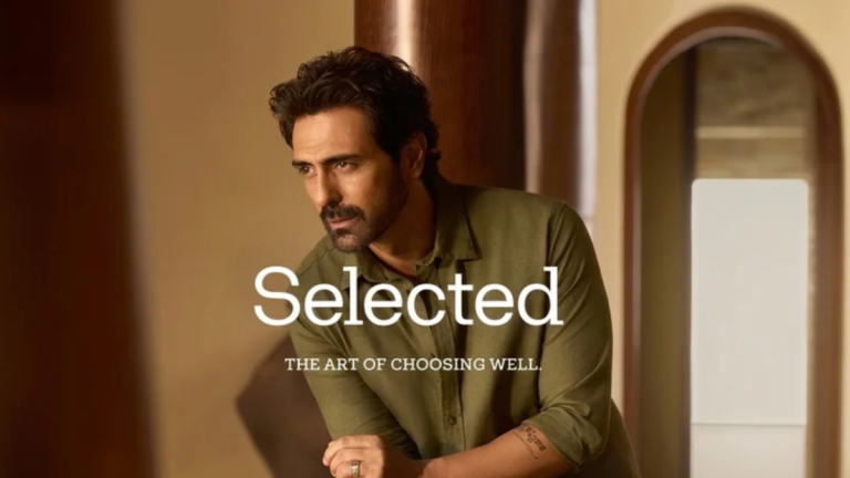Arjun Rampal x Selected Homme: Why "The Art of Choosing Well" is 2026’s Ultimate Style Statement 4 Actor Arjun Rampal wearing a premium olive green linen shirt from the Selected Homme Spring Summer 2026 "The Art of Choosing Well" campaign.