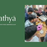 Youth in Jammu and Kashmir practicing bakery skills at a table for an IHCL Paathya hospitality skilling programme.