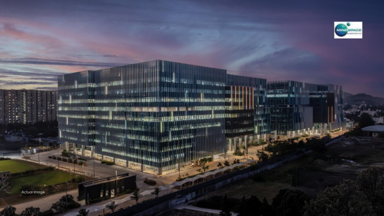 Exterior view of the International Tech Park Chennai (ITPC) on Radial Road, a Grade A net-zero office building acquired by...