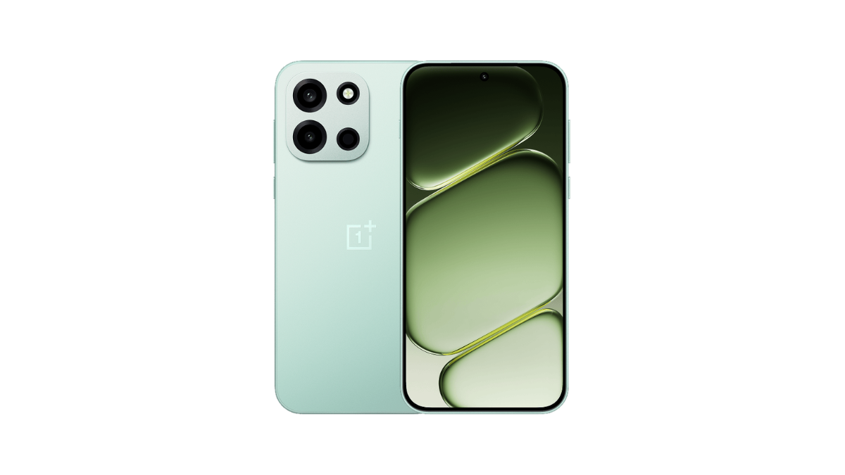 OnePlus Nord 6 Launched in India: The 9,000mAh Battery King That Never Sleeps 2 Front and rear view of the OnePlus Nord 6 in Fresh Mint featuring a centered punch-hole display and a quad-sensor camera array.