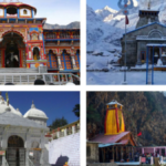 Social media post from @narendramodi in Hindi with temple photo, marking the Chardham yatra opening.