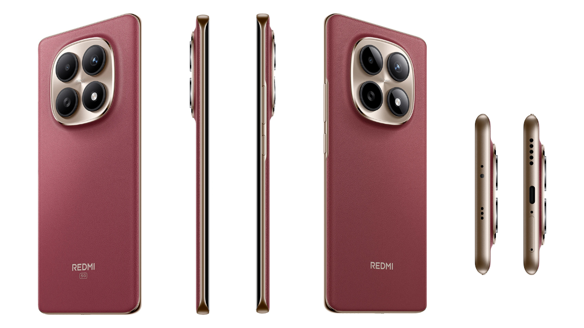 Redmi Note 15 5G Special Edition Launched in India: Snapdragon 6 Gen 3, 5800mAh Battery, and Integrated Google Gemini AI at ₹19,999 6 Multiple profile views of the Redmi Note 15 5G Special Edition showing the side rails, camera bump, top IR blaster, and bottom speaker ports.