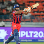 Rishabh Pant of Lucknow Super Giants playing a powerful shot against Sunrisers Hyderabad during TATA IPL 2026 Match 10 at the Rajiv Gandhi International Stadium.