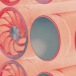 A high-detail close-up of the limited-edition Shark ChillPill x SKYLRK HEAT wearable cooling device featuring the InstaChi...