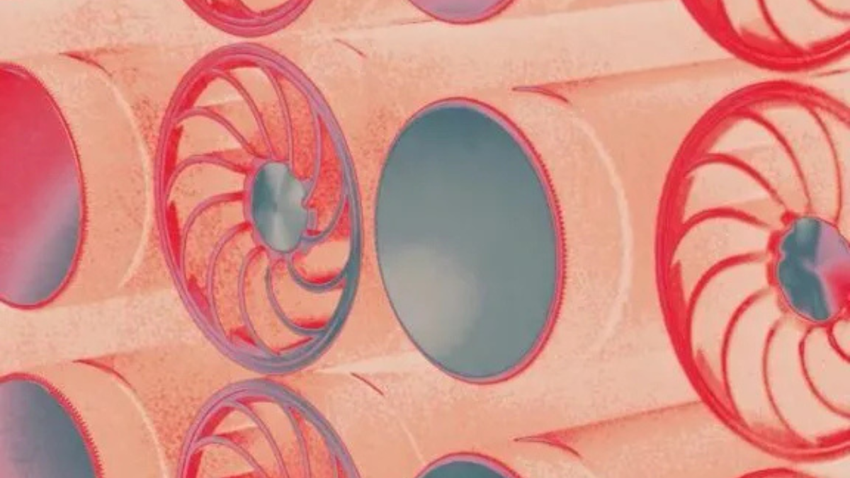 A high-detail close-up of the limited-edition Shark ChillPill x SKYLRK HEAT wearable cooling device featuring the InstaChi...