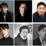 Six portrait headshots of the male cast and director for the Netflix political drama The Generals in India.