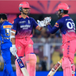 Rajasthan Royals' Yashasvi Jaiswal and 15-year-old sensation Vaibhav Sooryavanshi celebrate with a fist bump during their explosive opening partnership against Mumbai Indians in TATA IPL 2026.