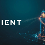 CYIENT logo next to a blue digital lighthouse graphic for the first India-made GaN semiconductor launch