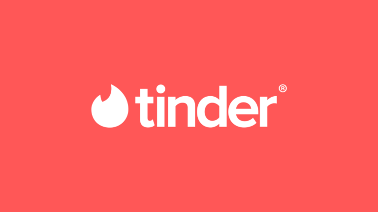 Can your birth chart fix your dating app matches 2 White Tinder logo, with flame icon and wordmark, centered on a warm coral-red background for its India launch context.