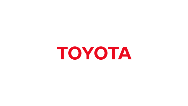 A new factory will build 1,00,000 SUVs every year 3 The red Toyota logo on a white background representing the brand's new SUV manufacturing facility in Maharashtra.