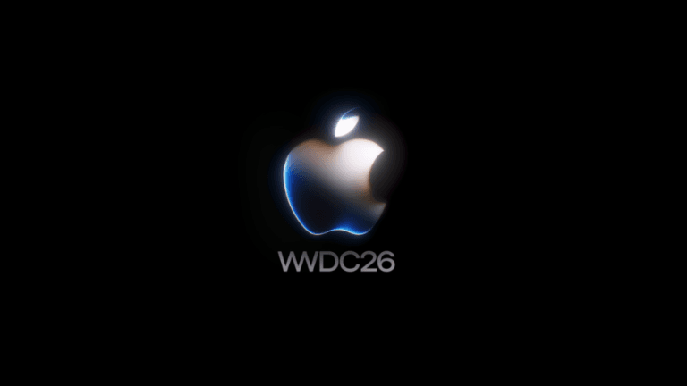 How iOS 27 completely changes your daily commute? 2 Glowing Apple logo above the text WWDC26 on a black background, representing the upcoming Siri AI update for India.