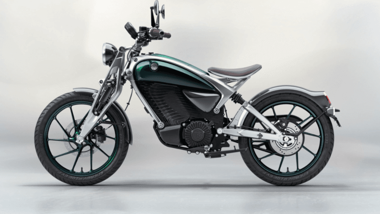 The Royal Enfield electric bike weighs just 124 kg The Royal Enfield electric bike weighs just 124 kg