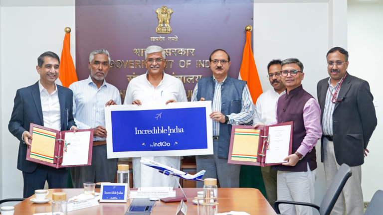 A two-year pact places Incredible India branding on flights A two-year pact places Incredible India branding on flights