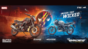 A shifting Spectral Green finish joins the 125cc Raider range