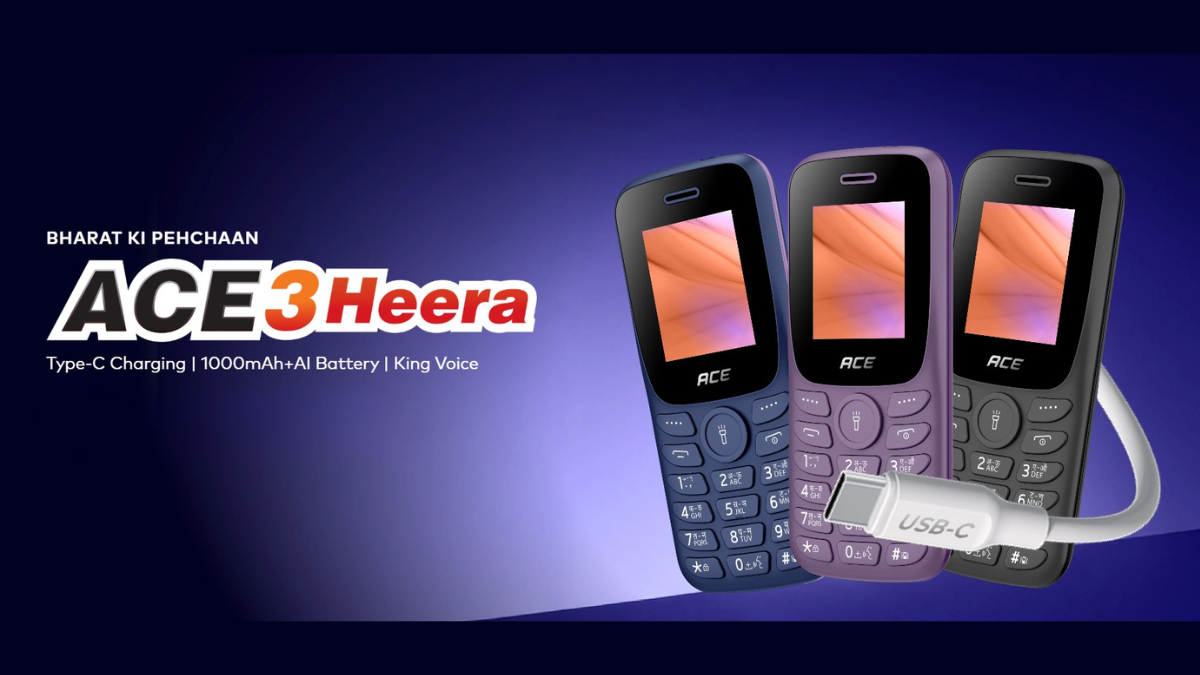 Universal Type-C fast charging arrives on the ₹949 Ace 3 Heera Universal Type-C fast charging arrives on the ₹949 Ace 3 Heera