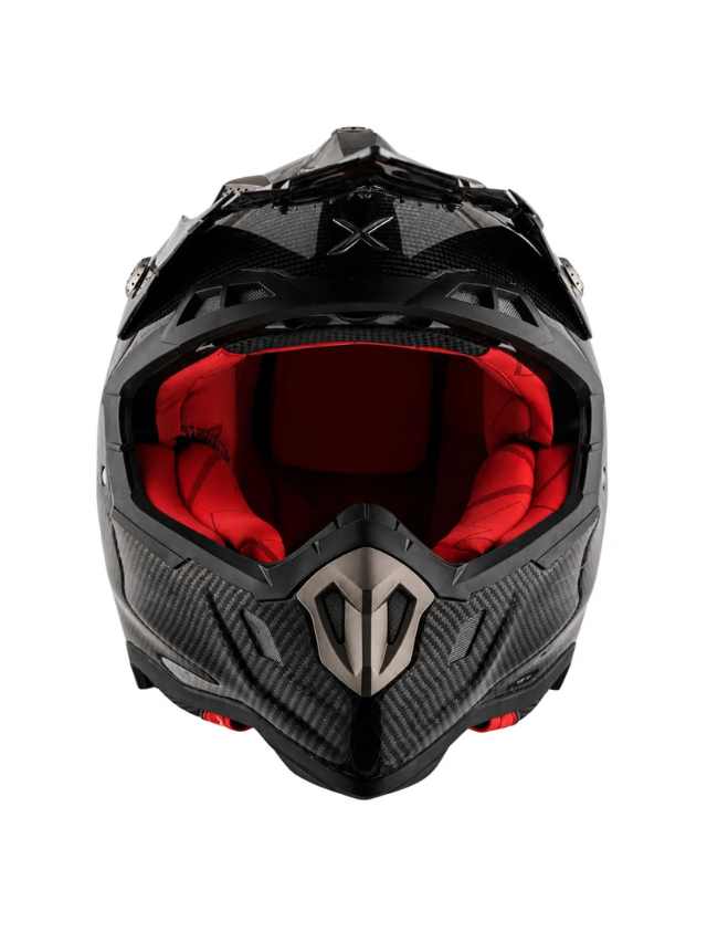 A carbon fibre off-road helmet drops excess weight for Indian riders