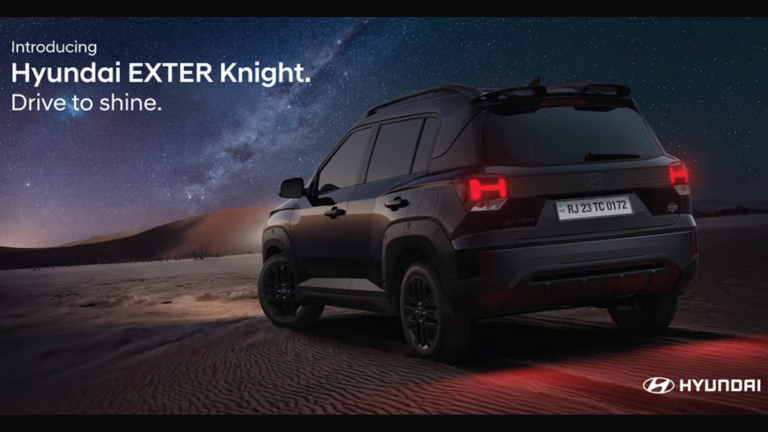 Black styling and brass accents mark the new EXTER Knight Black styling and brass accents mark the new EXTER Knight