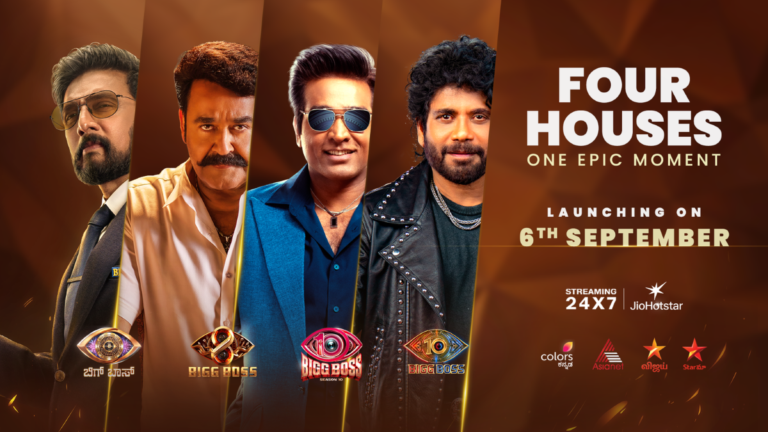 Four regional Bigg Boss editions launch together in unified campaign Four regional Bigg Boss editions launch together in unified campaign
