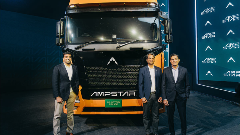 Heavy duty AMPSTAR electric trucks arrive in India