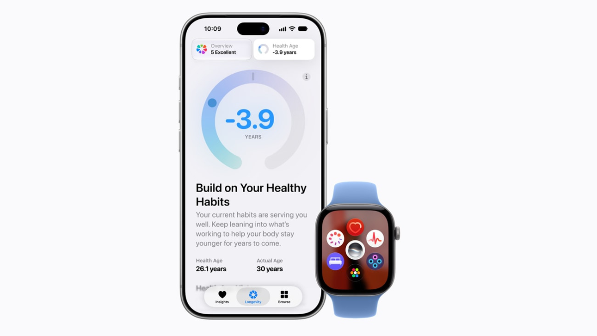 New biometric sensors measure recovery vitals every five seconds 1 health app longevity tab health age 1