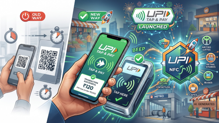Offline UPI Tap & Pay debuts with a ₹5,000 transaction limit Offline UPI Tap & Pay debuts with a ₹5,000 transaction limit