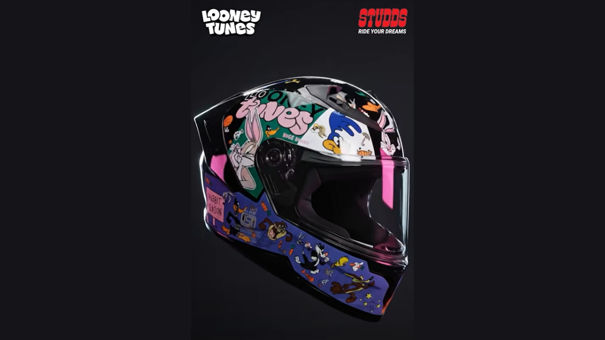 Studds Raider Youth Looney Tunes Edition Priced at ₹1,395 Studds Raider Youth Looney Tunes Edition Priced at ₹1,395